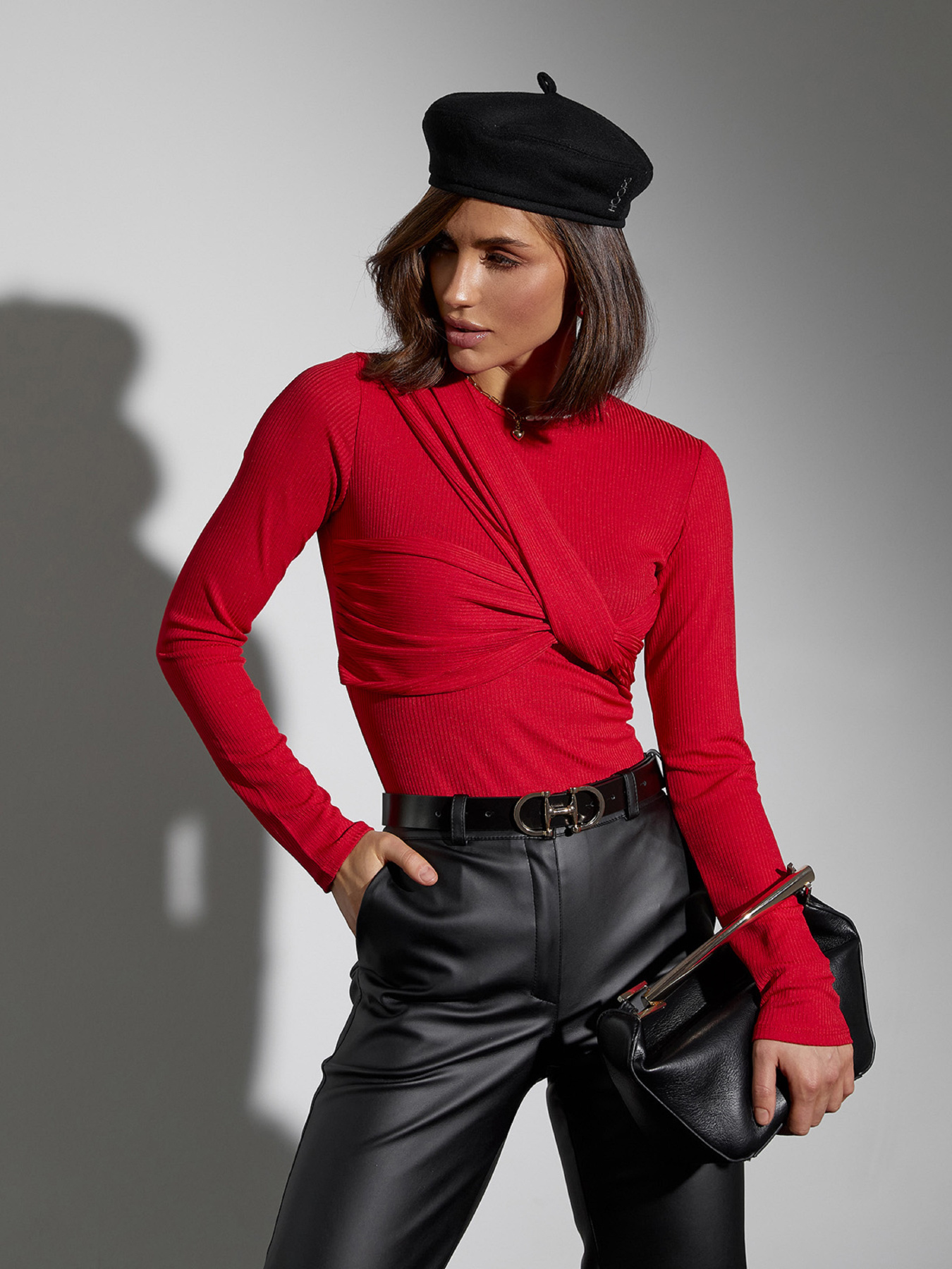 Боди ISSA Plus модель 14439A_красный Фото