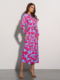 Платье миди ISSA Plus модель 15077_голубой Фото