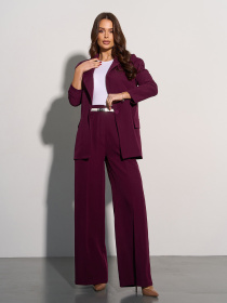 Деловой костюм ISSA Plus модель 12932_темно_бордовый Фото