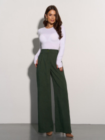 Палаццо ISSA Plus модель 15015_хаки Фото