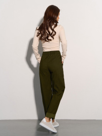 Штани повсякденні ISSA Plus модель 15079_хаки Фото