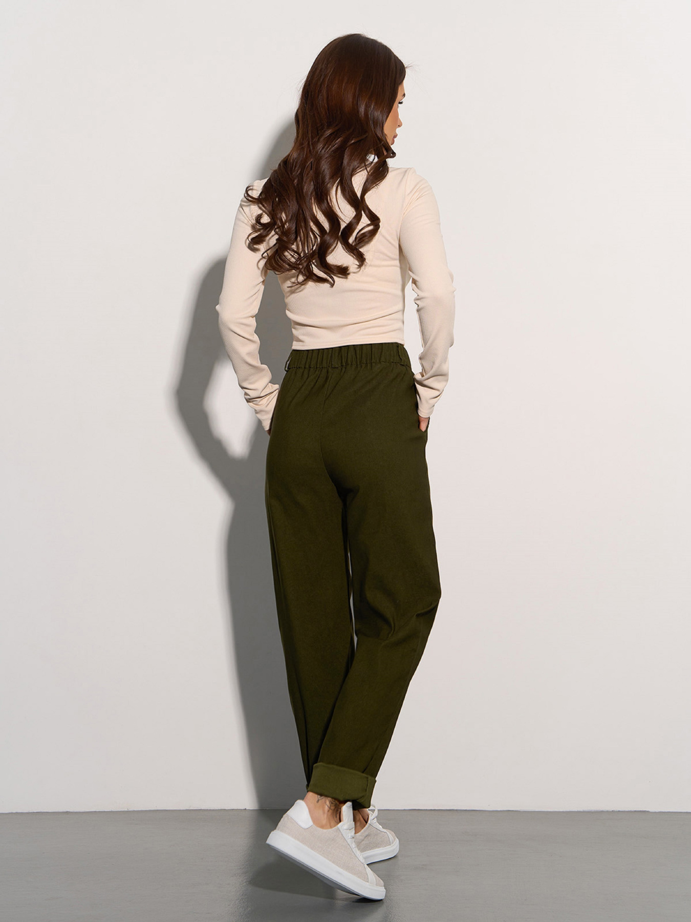 Повседневные штаны ISSA Plus модель 15079_хаки Фото