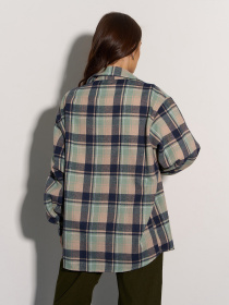 Рубашка ISSA Plus модель 15082_зеленый Фото