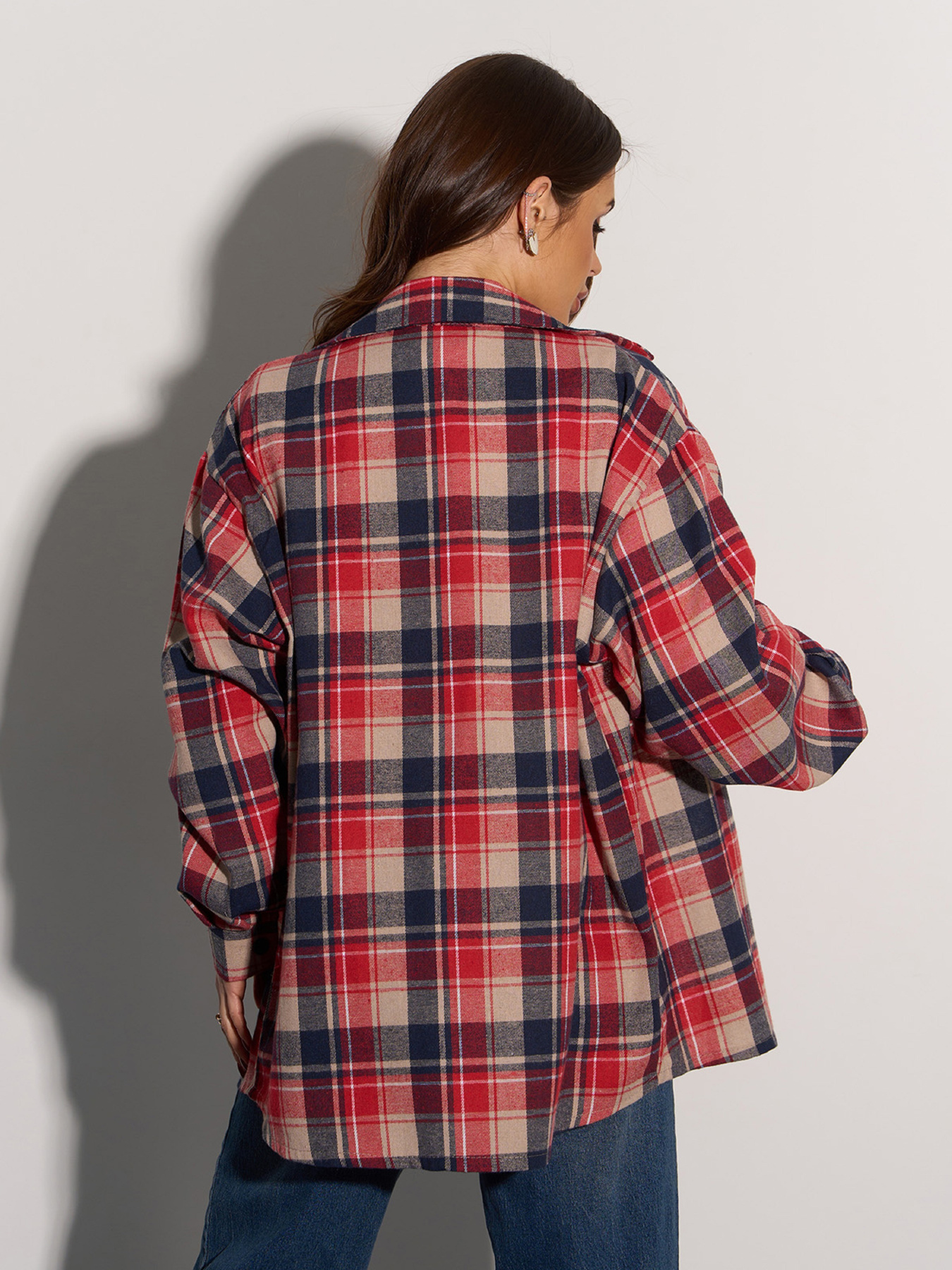 Рубашка ISSA Plus модель 15082_красный Фото