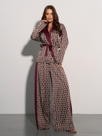 Костюм ISSA Plus модель 15087_темно_бордовый Фото