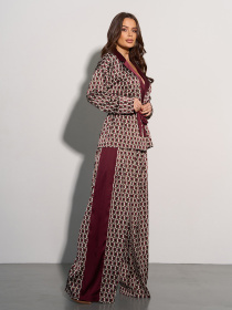 Повседневный костюм ISSA Plus модель 15087_темно_бордовый Фото