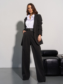 Деловой костюм ISSA Plus модель 15088_черный Фото