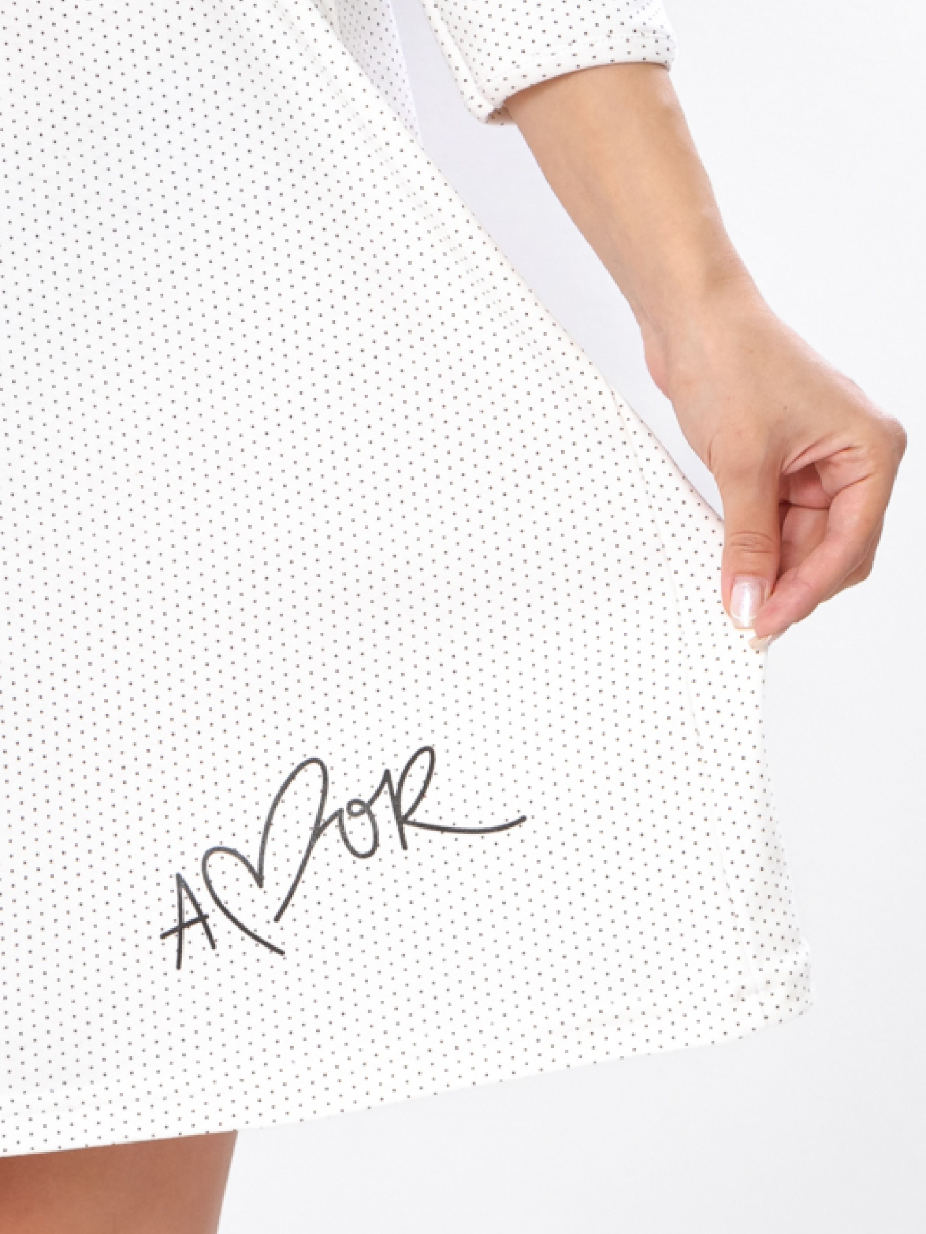 Ночная рубашка Носи своє модель 8418-016-33-goroh-korichnevij Фото