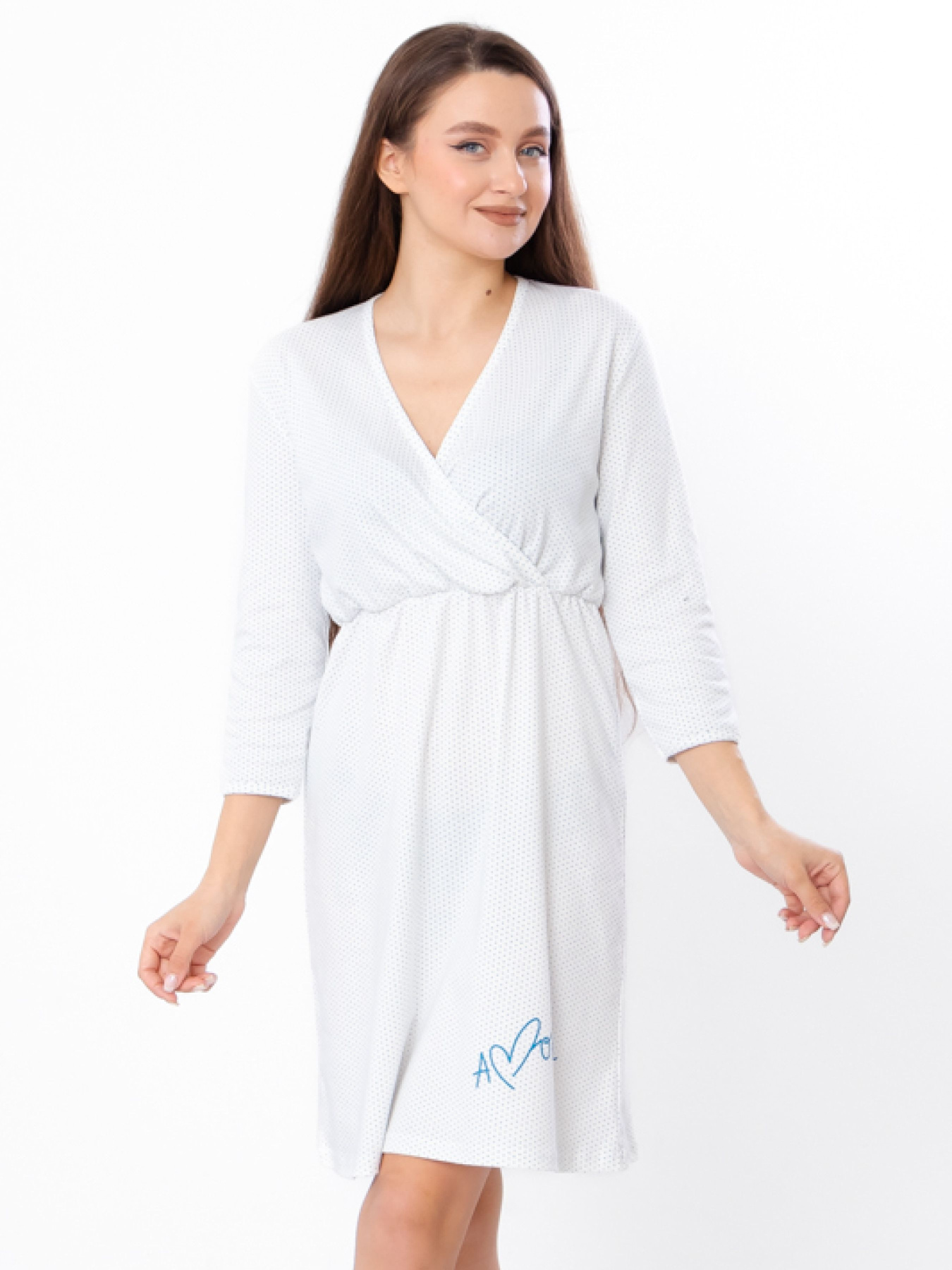 Ночная рубашка Носи своє модель 8418-016-33-goroh-blakitnij Фото