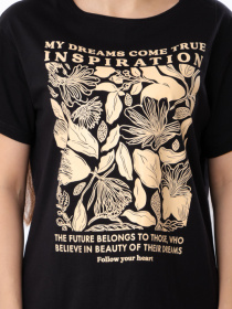 Футболка Носи своє модель 8127-001-33-1-chornij-inspiration Фото