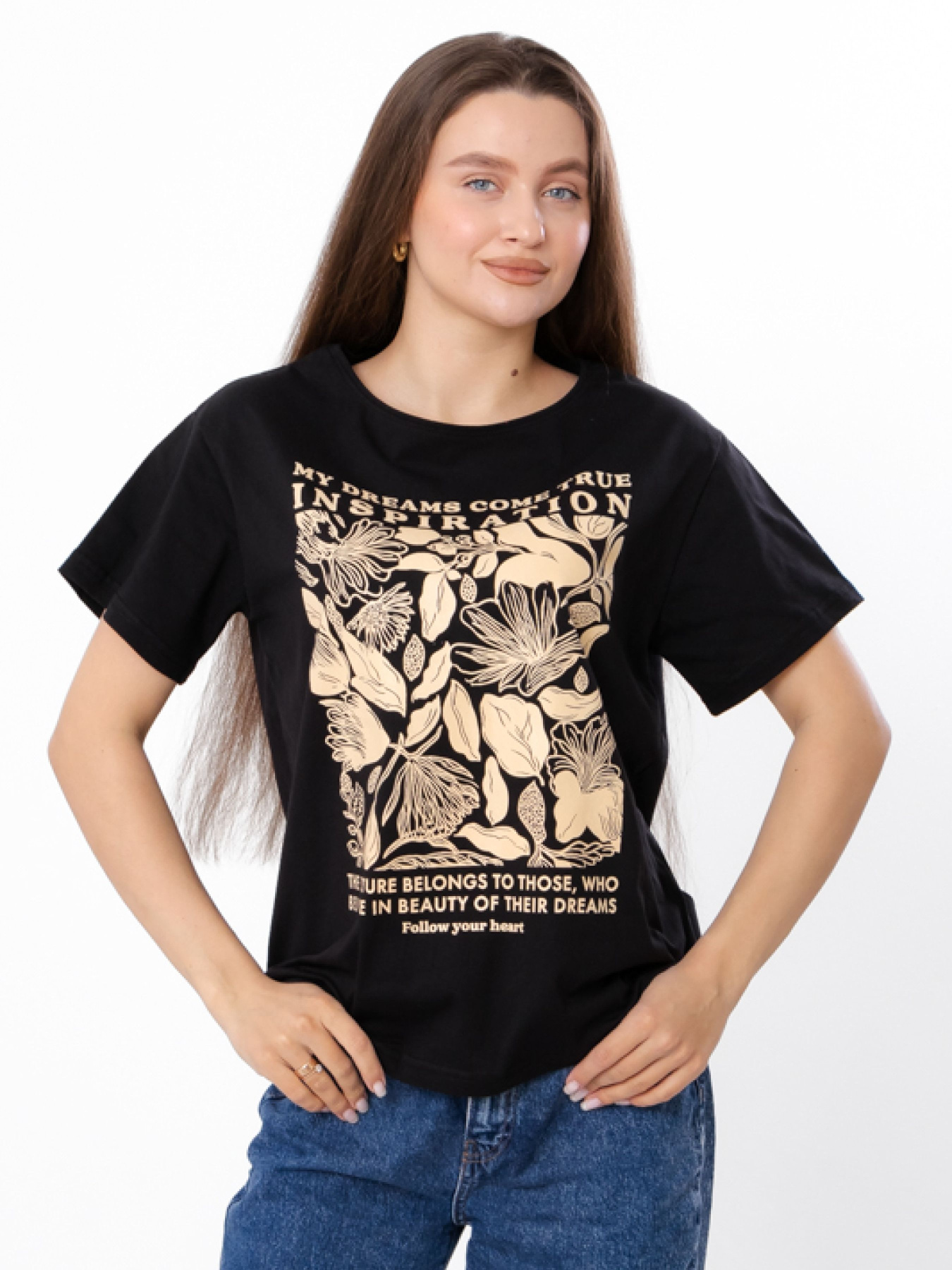 Футболка Носи своє модель 8127-001-33-1-chornij-inspiration Фото