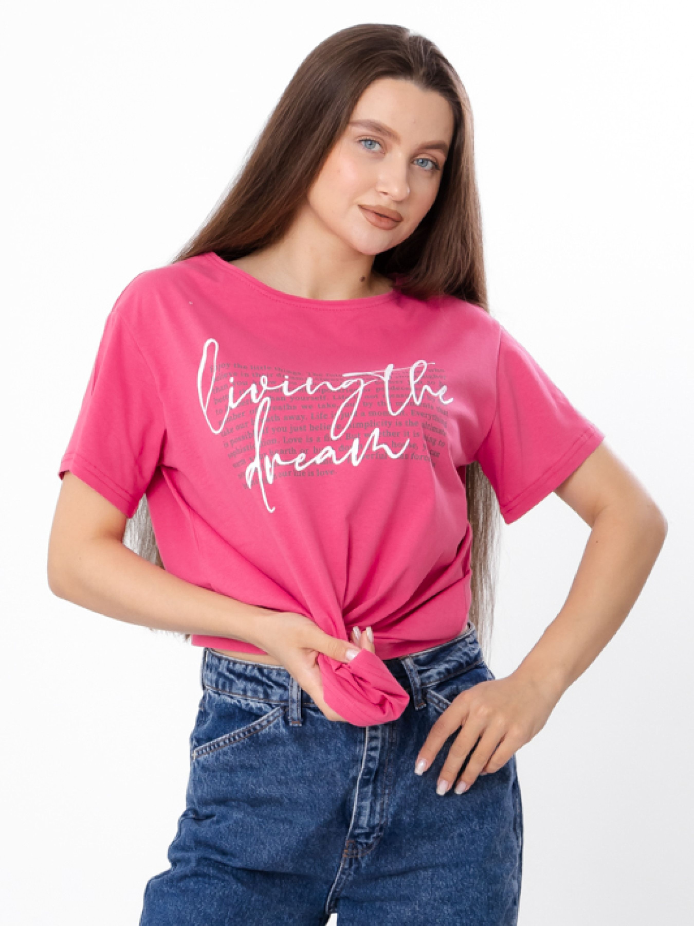 Футболка Носи своє модель 8127-001-33-temnij-koral-living Фото