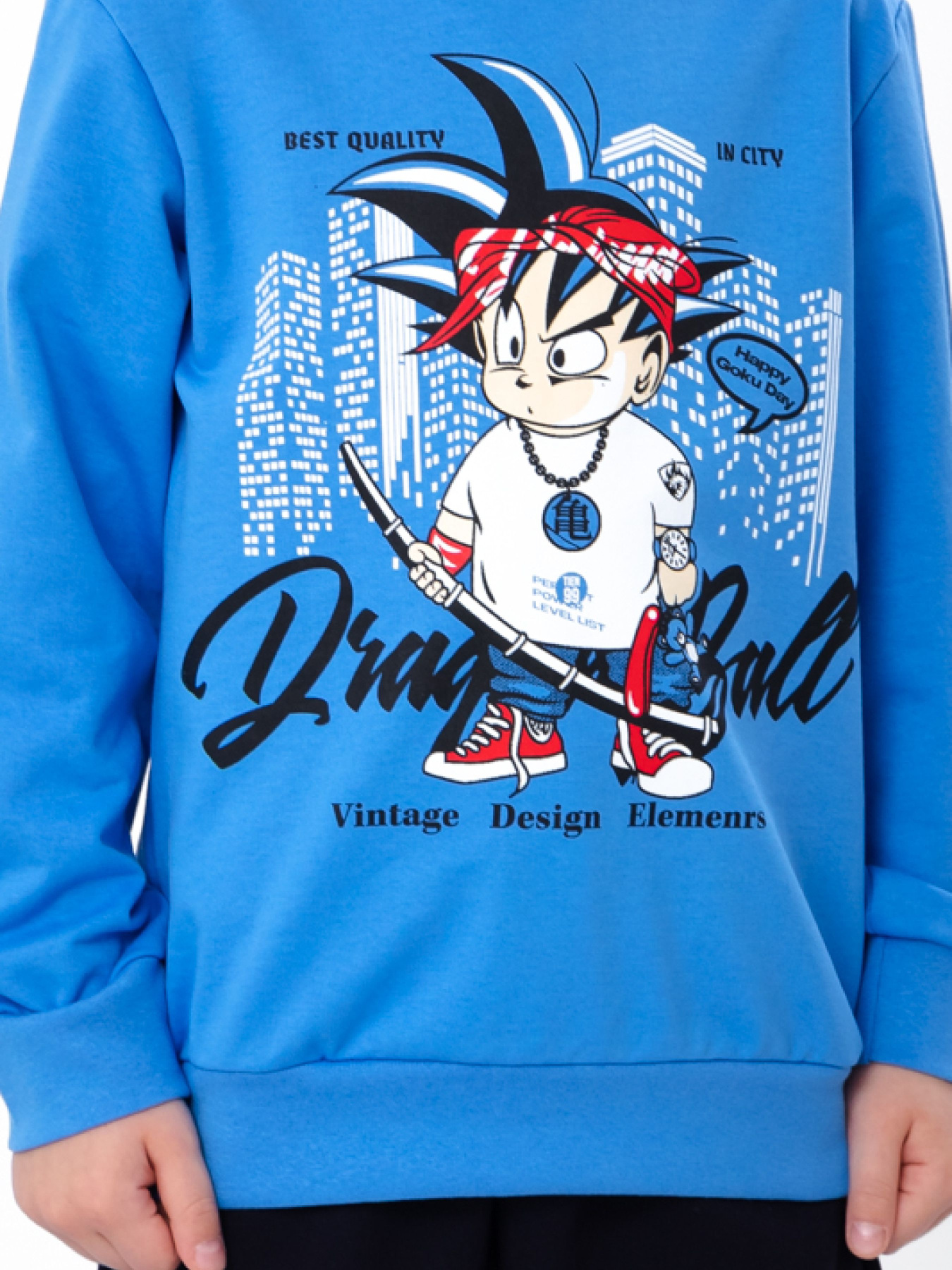 Спортивный костюм Носи своє модель 6063-057-33-4-blakitnij-dzhins-chornilxno-sinj Фото