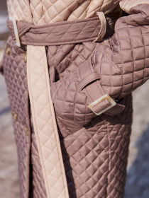 Плащ MilaNova модель Плащ ПВ-320 молоко+капучино Фото