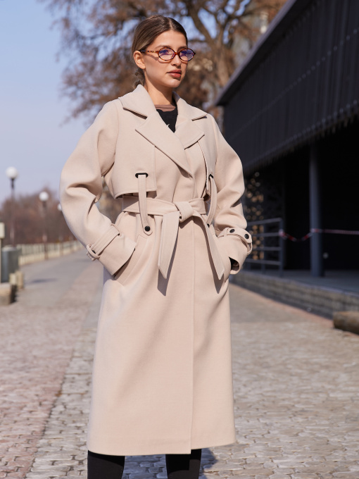 Пальто MilaNova модель Пальто ПВ-345молоко Фото