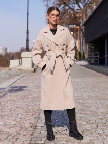 Пальто MilaNova модель Пальто ПВ-345молоко Фото
