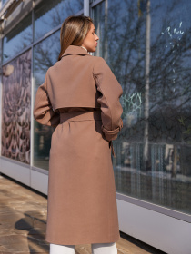 Пальто MilaNova модель Пальто ПВ-345топленое молоко Фото