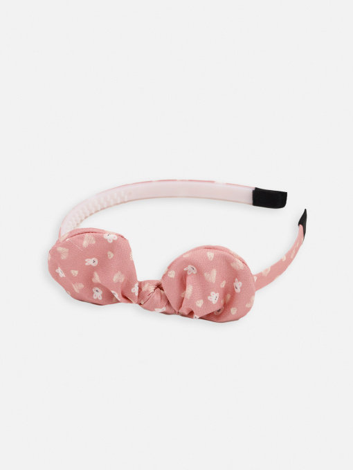 Обруч для волосся для дівчинки колір рожевий ЦБ-00267346 YUKI модель ЦБ-00267346 Фото