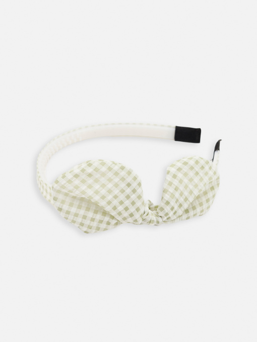 Обруч для волос для девочки цвет зеленый ЦБ-00267349 YUKI модель ЦБ-00267349 Фото