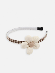 Обруч для волос для девочки  цвет коричневый ЦБ-00267351 YUKI модель ЦБ-00267351 Фото