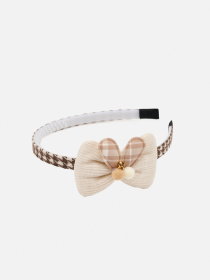 Обруч для волосся для дівчинки  колір коричневий ЦБ-00267354 YUKI модель ЦБ-00267354 Фото