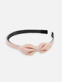 Обруч для волос для девочки цвет розовый ЦБ-00267359 YUKI модель ЦБ-00267359 Фото