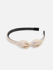 Обруч для волосся для дівчинки колір бежевий ЦБ-00267360 YUKI модель ЦБ-00267360 Фото