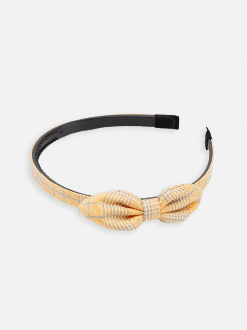 Обруч для волосся для дівчинки колір жовтий ЦБ-00267361 YUKI модель ЦБ-00267361 Фото