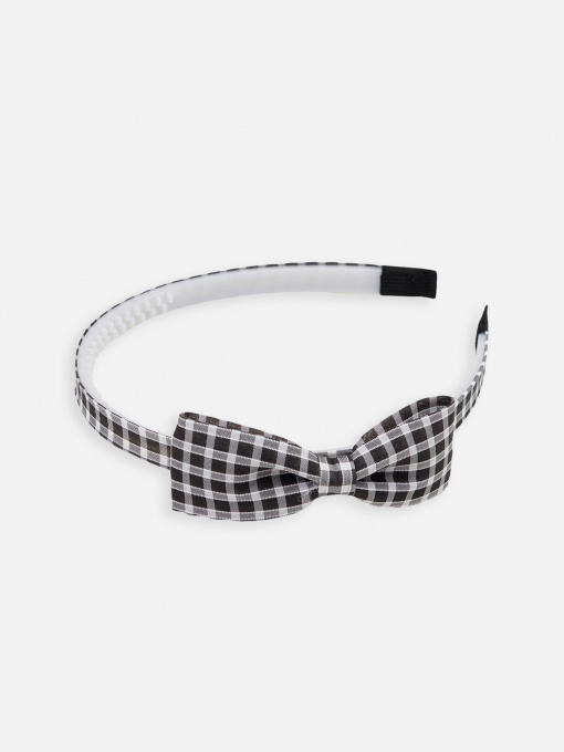 Обруч для волос для девочки  цвет черный ЦБ-00267362 YUKI модель ЦБ-00267362 Фото