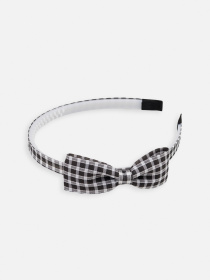 Обруч для волосся для дівчинки колір чорний ЦБ-00267362 YUKI модель ЦБ-00267362 Фото