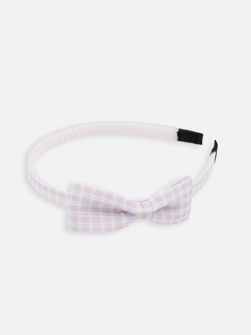 Обруч для волосся для дівчинки колір бузковий ЦБ-00267364 YUKI модель ЦБ-00267364 Фото