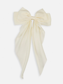 Бант для девочки  цвет молочный ЦБ-00270253 YUKI модель ЦБ-00270253 Фото