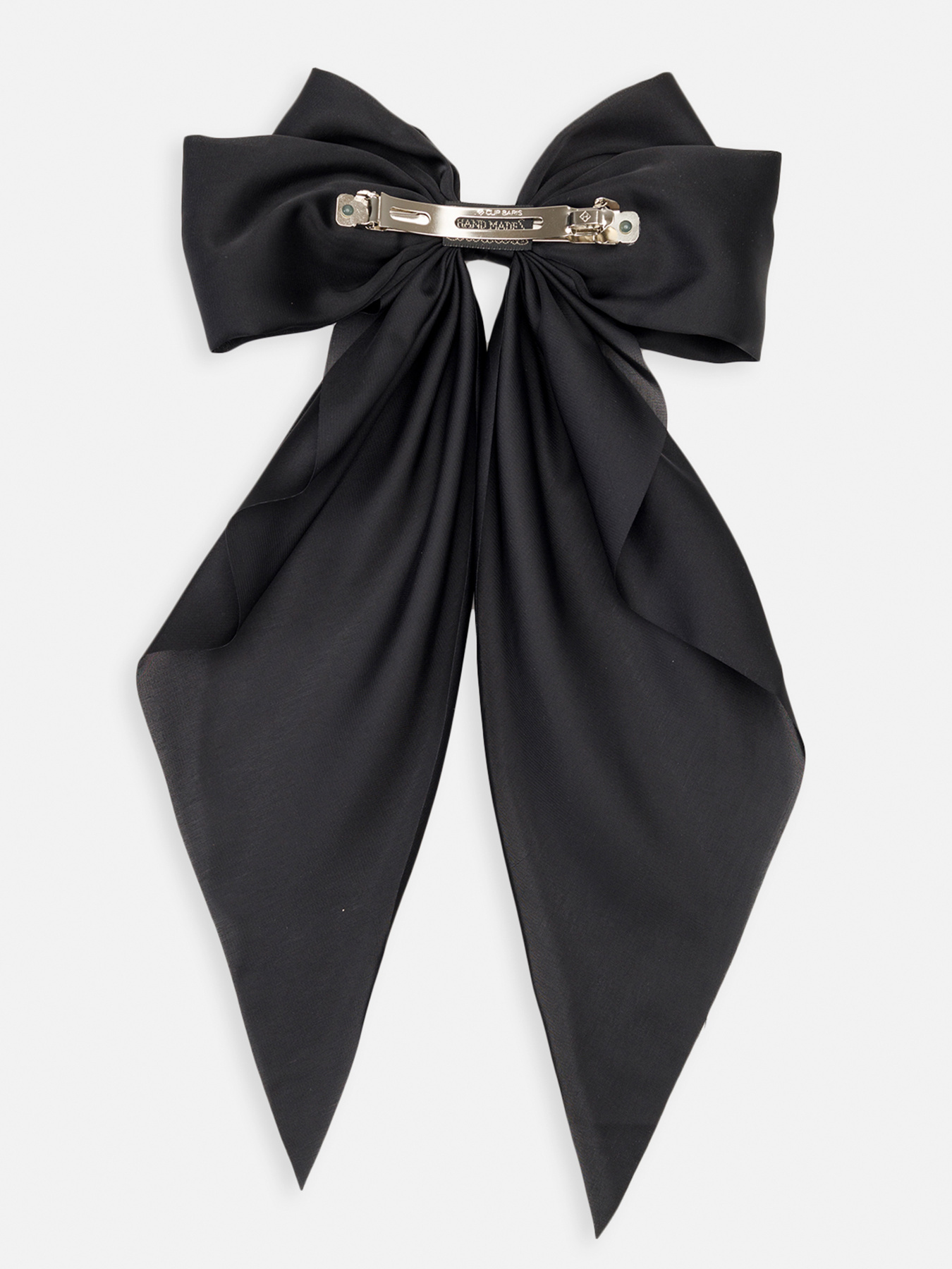 Бант для волос девочки цвет черный ЦБ-00270254 YUKI модель ЦБ-00270254 Фото