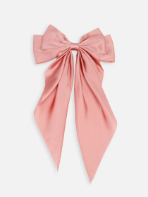 Бант для девочки цвет пудровый ЦБ-00270255 YUKI модель ЦБ-00270255 Фото