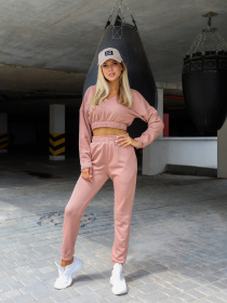 Повседневный костюм ISSA Plus модель 12844_beige Фото