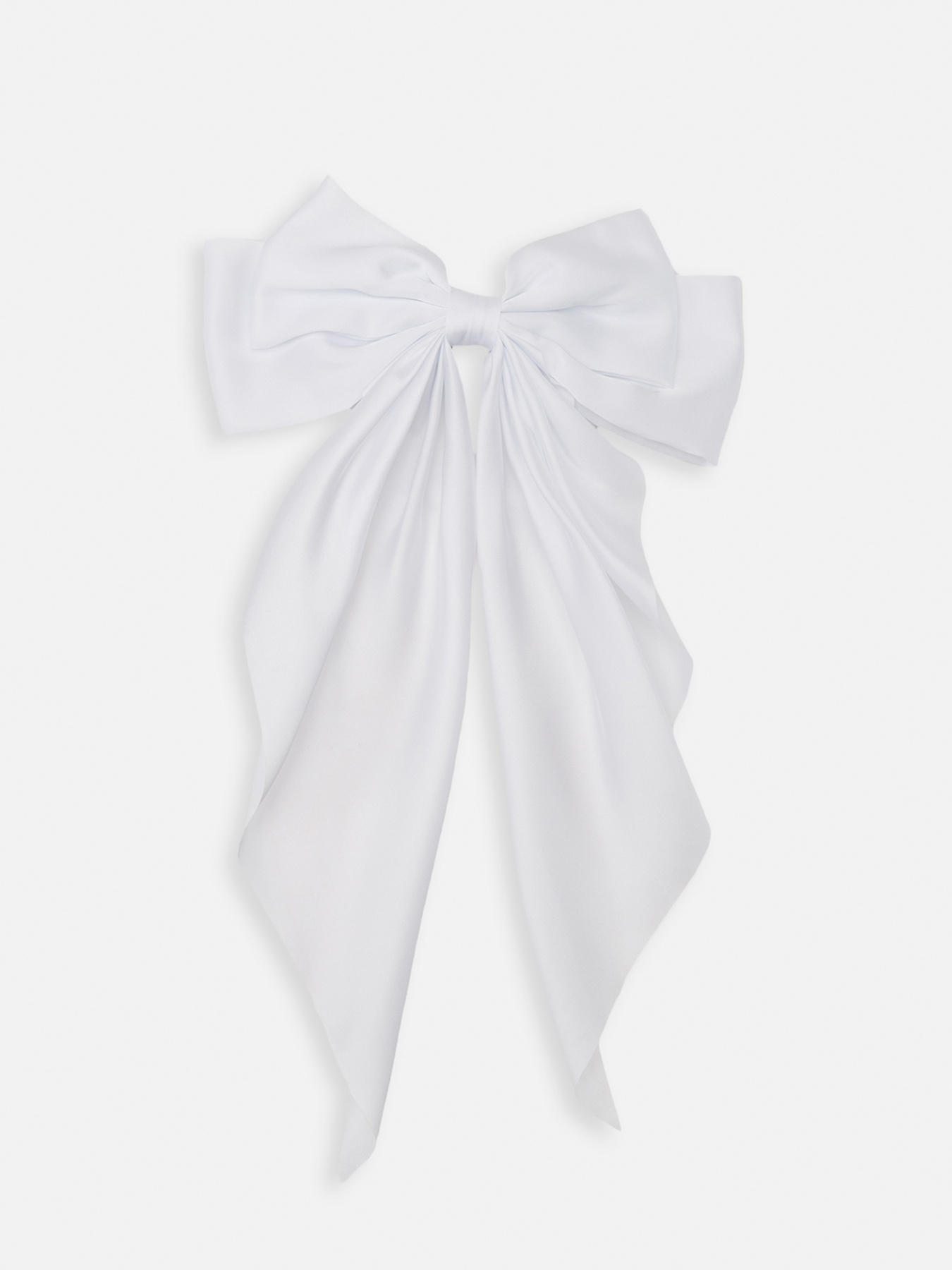 Бант для девочки цвет белый ЦБ-00270256 YUKI модель ЦБ-00270256 Фото