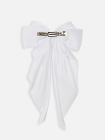 Бант для девочки цвет белый ЦБ-00270256 YUKI модель ЦБ-00270256 Фото