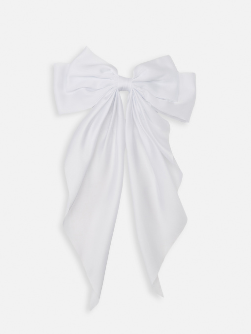 Бант для дівчинки колір білий ЦБ-00270256 YUKI модель ЦБ-00270256 Фото