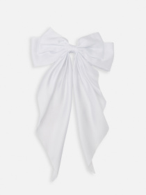 Бант для дівчинки колір білий ЦБ-00270256 YUKI модель ЦБ-00270256 Фото