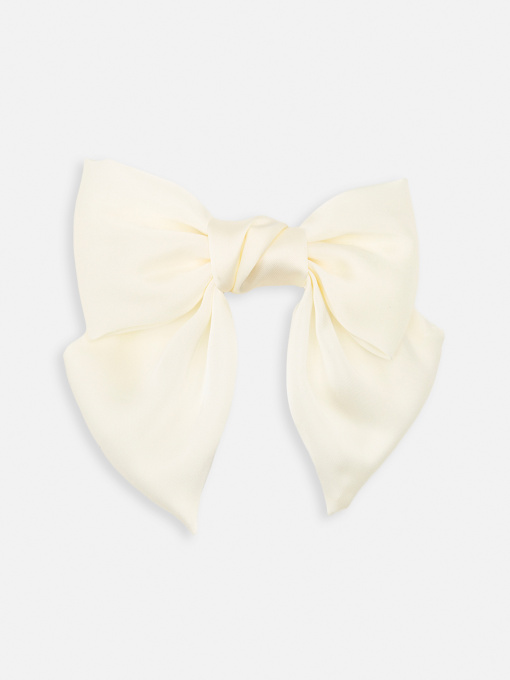 Бант для волос девочки цвет молочный ЦБ-00270259 YUKI модель ЦБ-00270259 Фото