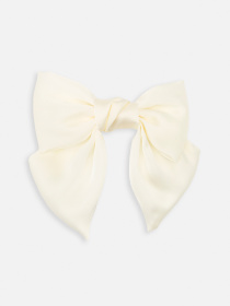 Бант для волос девочки цвет молочный ЦБ-00270259 YUKI модель ЦБ-00270259 Фото