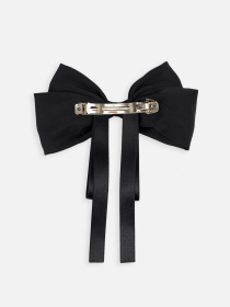 Бант для девочки цвет черный ЦБ-00270263 YUKI модель ЦБ-00270263 Фото