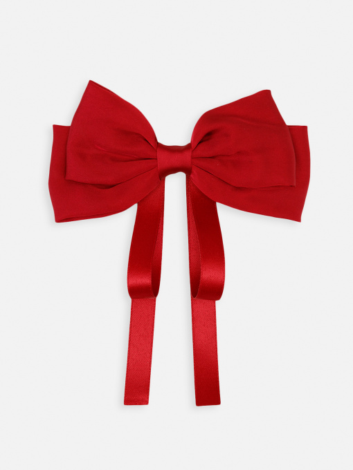 Бант для дівчинки колір бордовий ЦБ-00270264 YUKI модель ЦБ-00270264 Фото