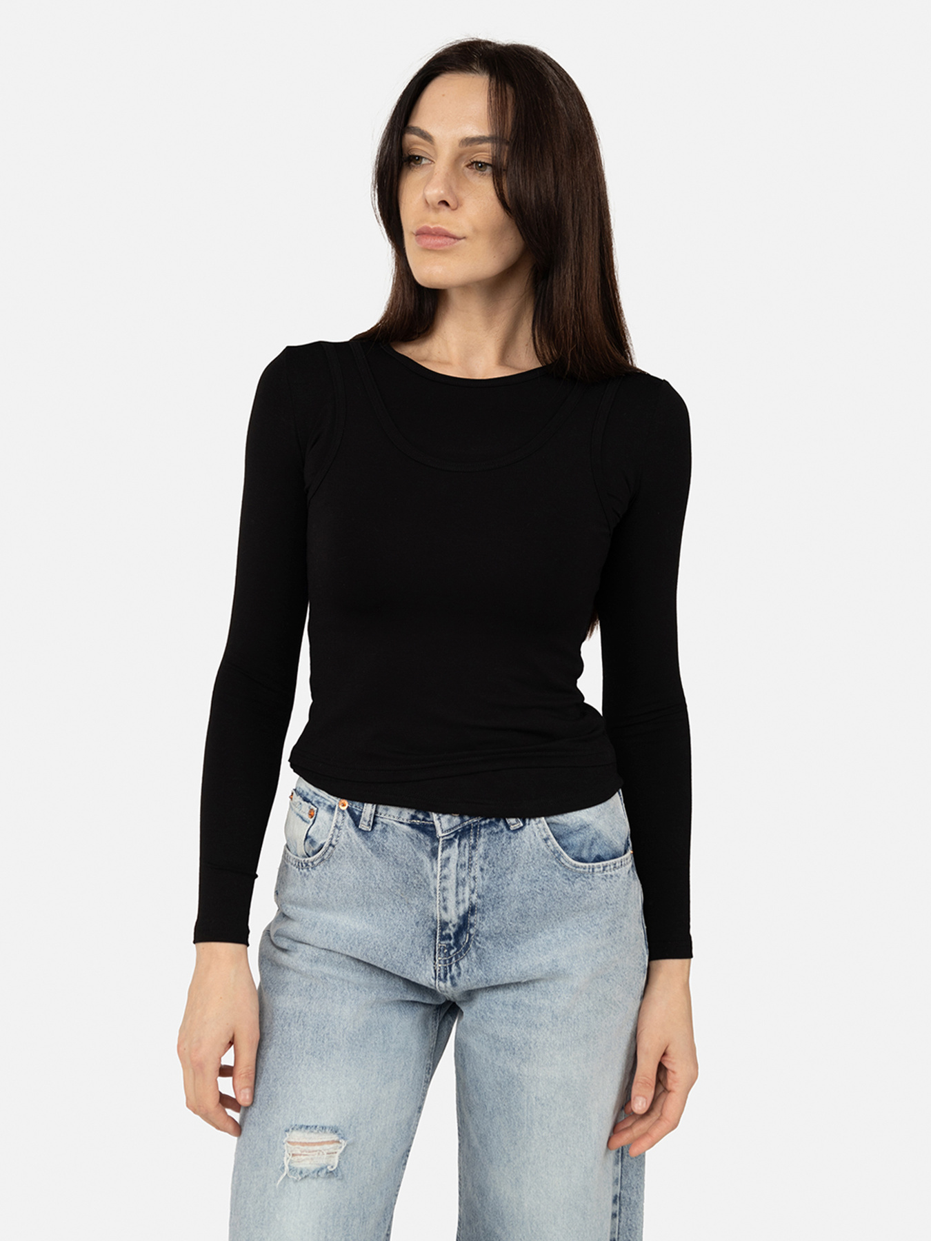 Лонгслів YUKI модель ЦБ-00269251 Фото