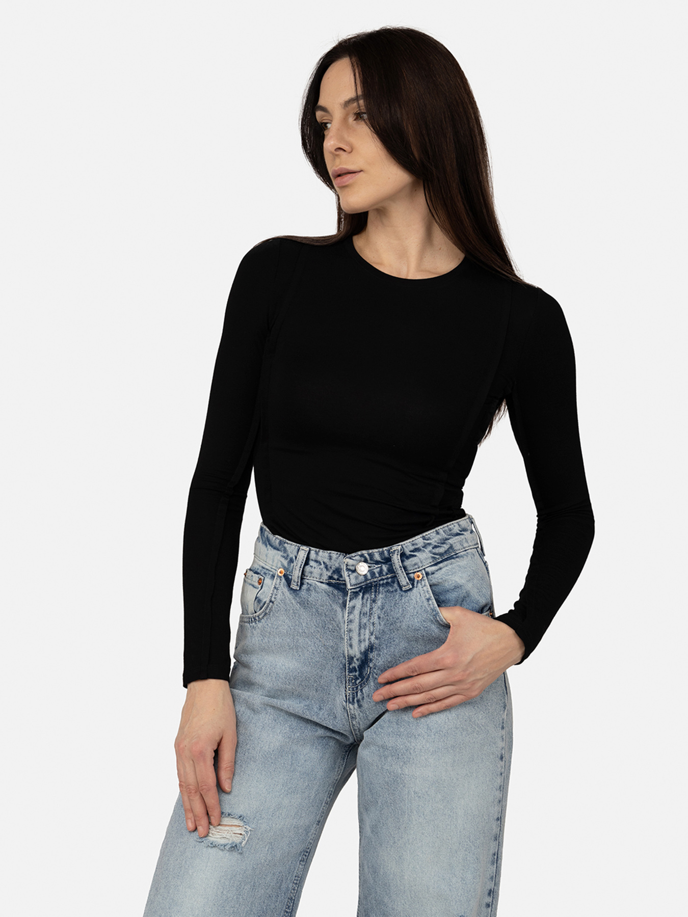 Лонгслив YUKI модель ЦБ-00269254 Фото