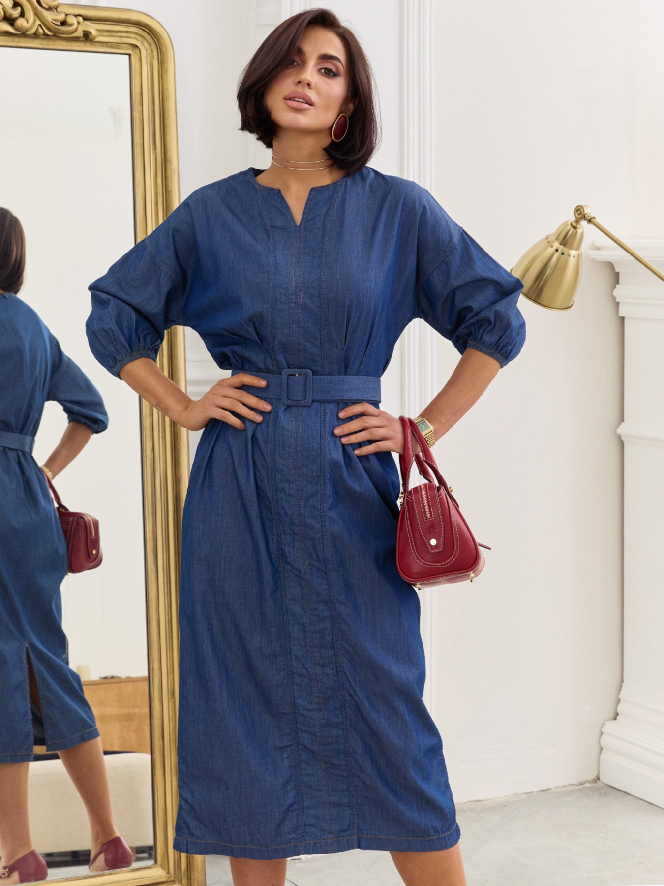 Платье миди Dressa модель 72913 Фото