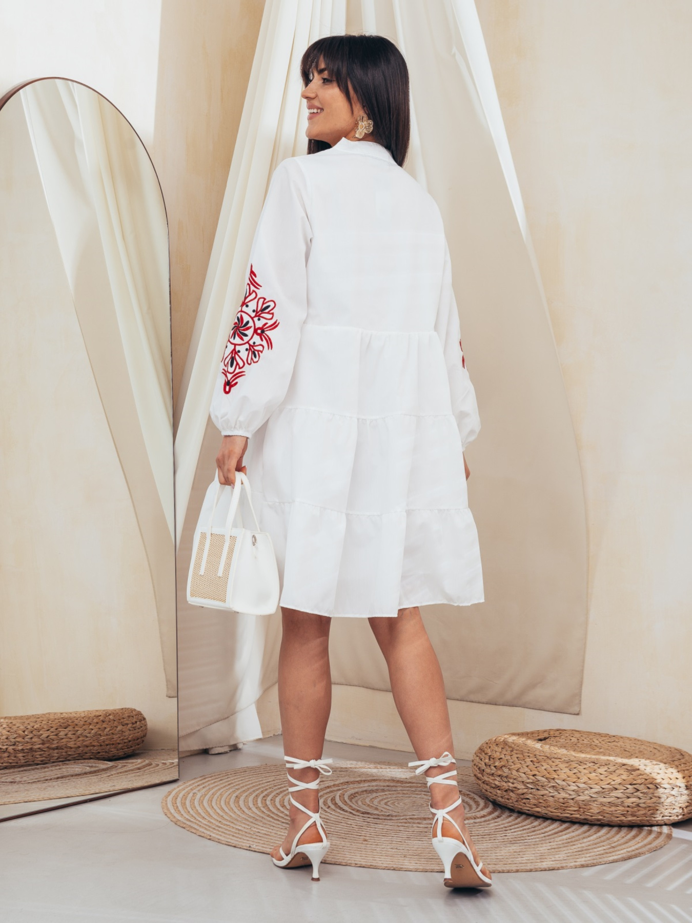 Вышитое платье Dressa модель 58743 Фото