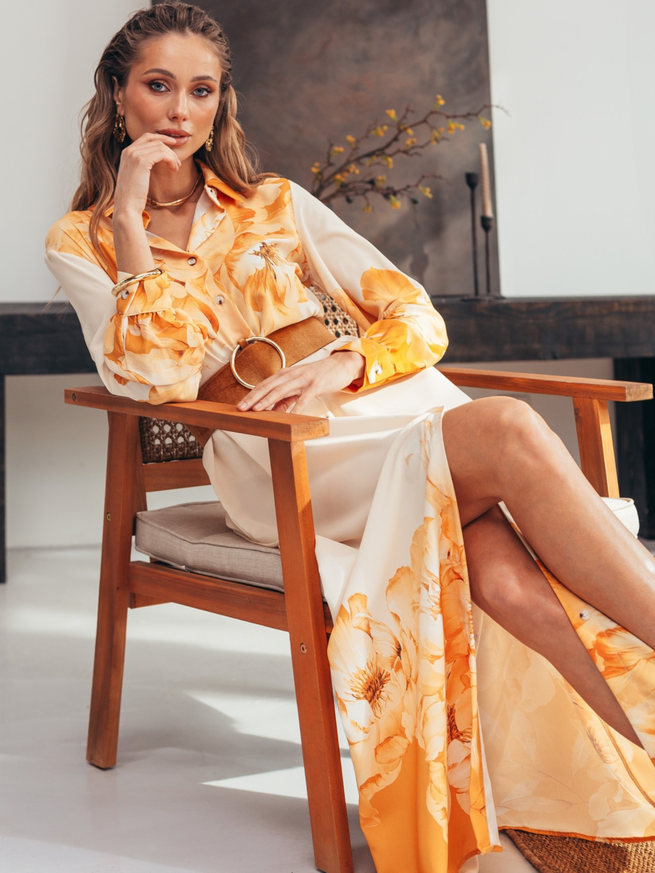 Платье макси Dressa модель 73658 Фото