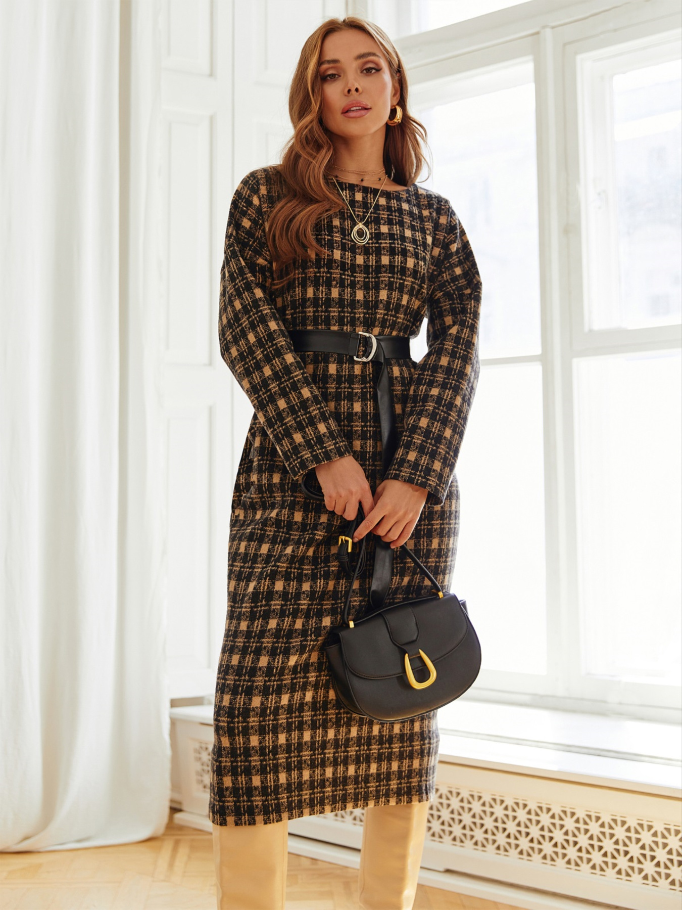 Платье миди Dressa модель 63919 Фото