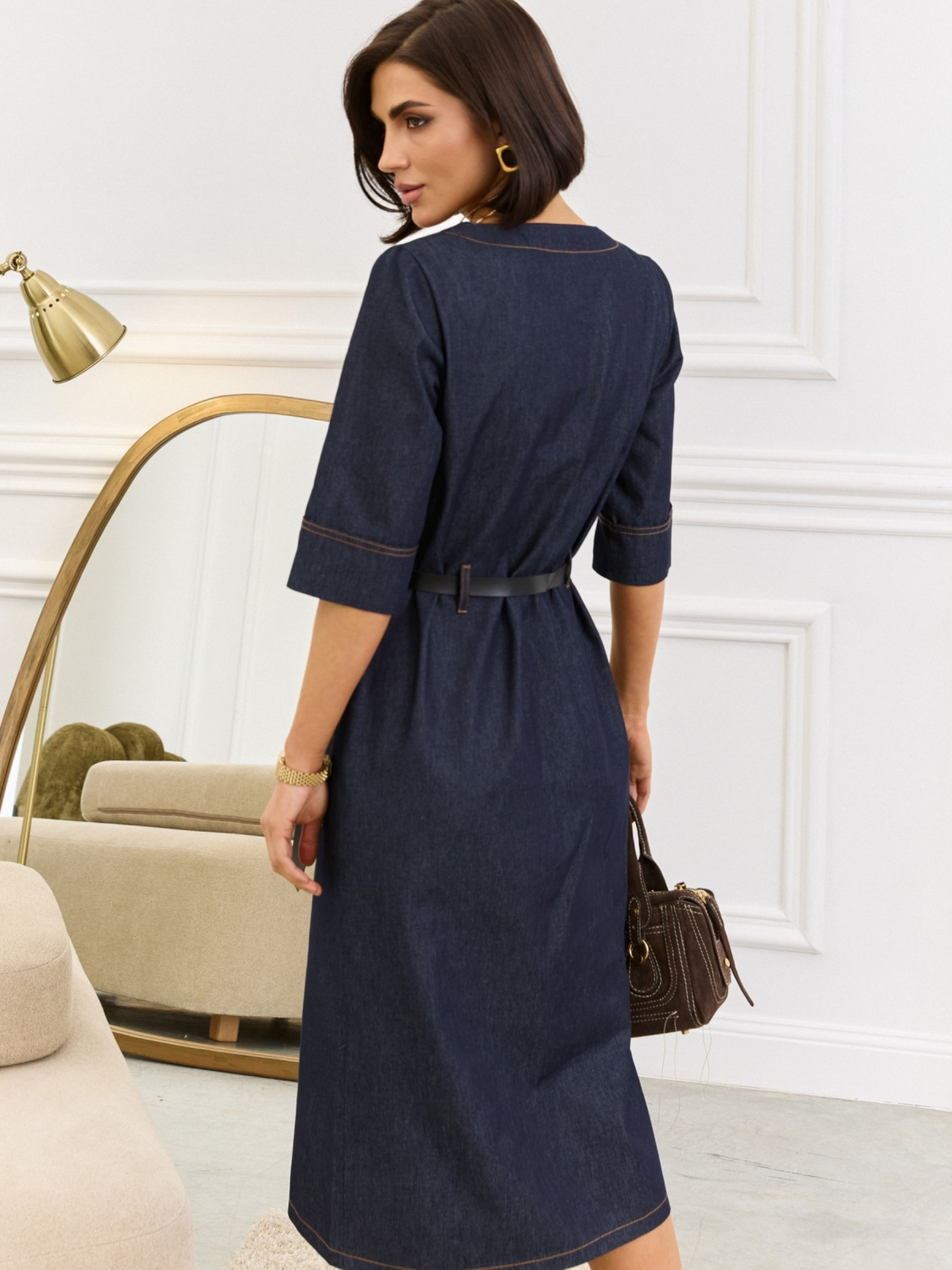 Платье миди Dressa модель 73626 Фото